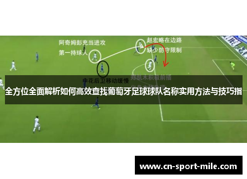 全方位全面解析如何高效查找葡萄牙足球球队名称实用方法与技巧指 全方位全面解析如何高效查找葡萄牙足球球队名称实用方法与技巧指